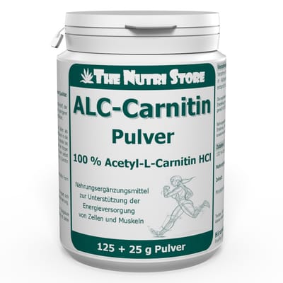 Acetyl-L-Carnitin Pulver 125 g + 25 g