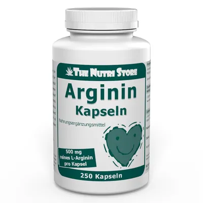 Arginin 500 mg Kapseln 250 Stück