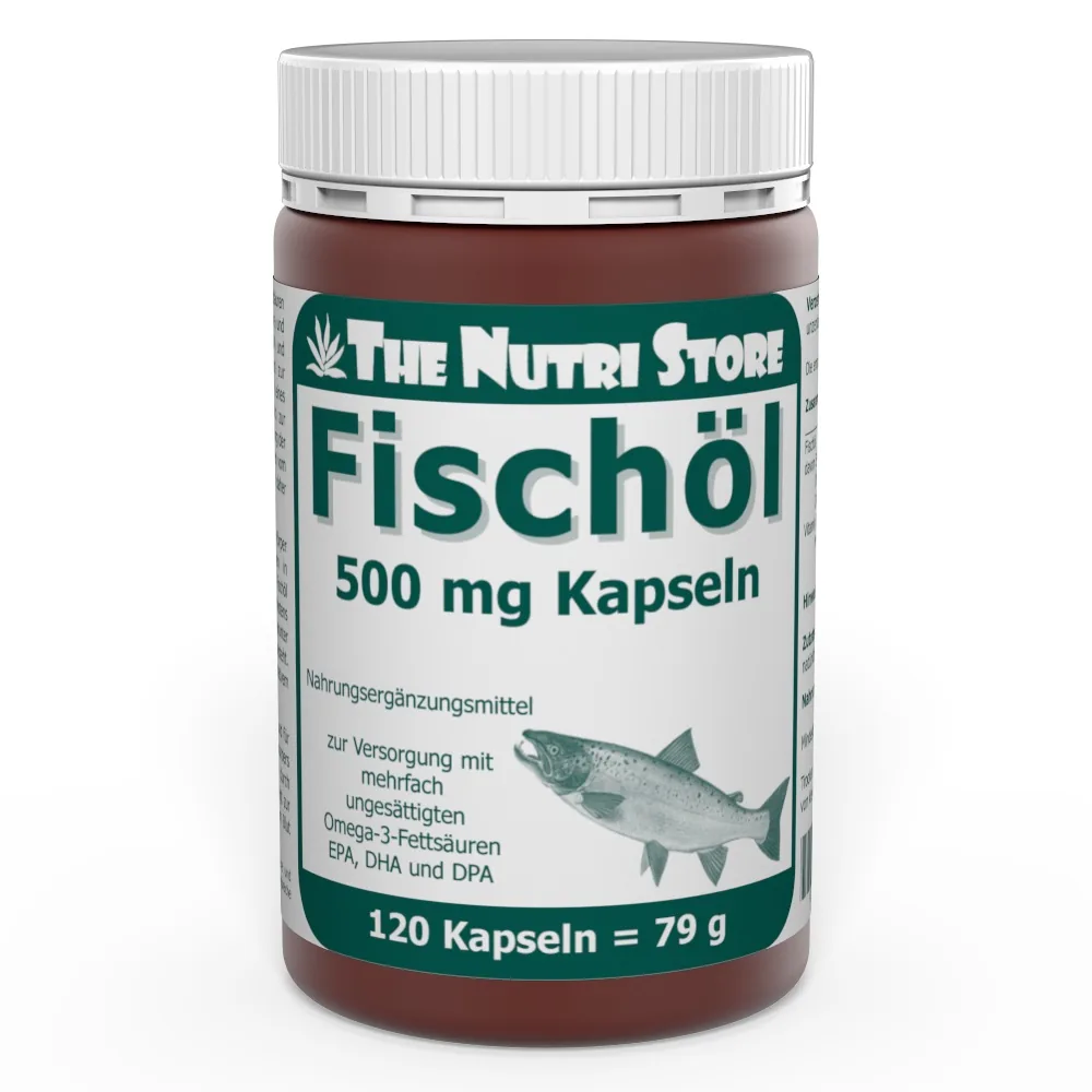 Fischöl 500 mg Kapseln 120 Stück