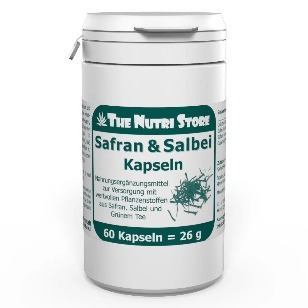Safran Salbei Kapseln 60 Stück