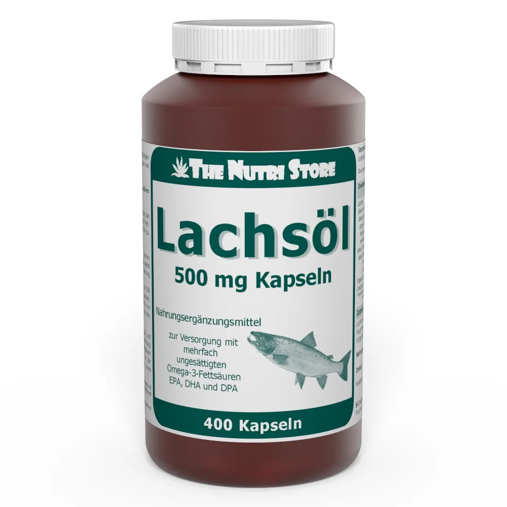 Lachsöl Omega-3 500 mg Kapseln 400 Stück