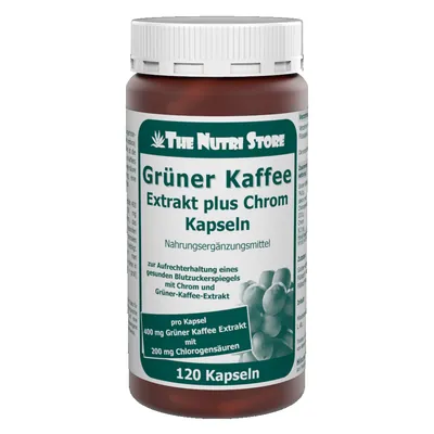 Grüner Kaffee Extrakt 400 mg Chrom Kapseln 120 Stück