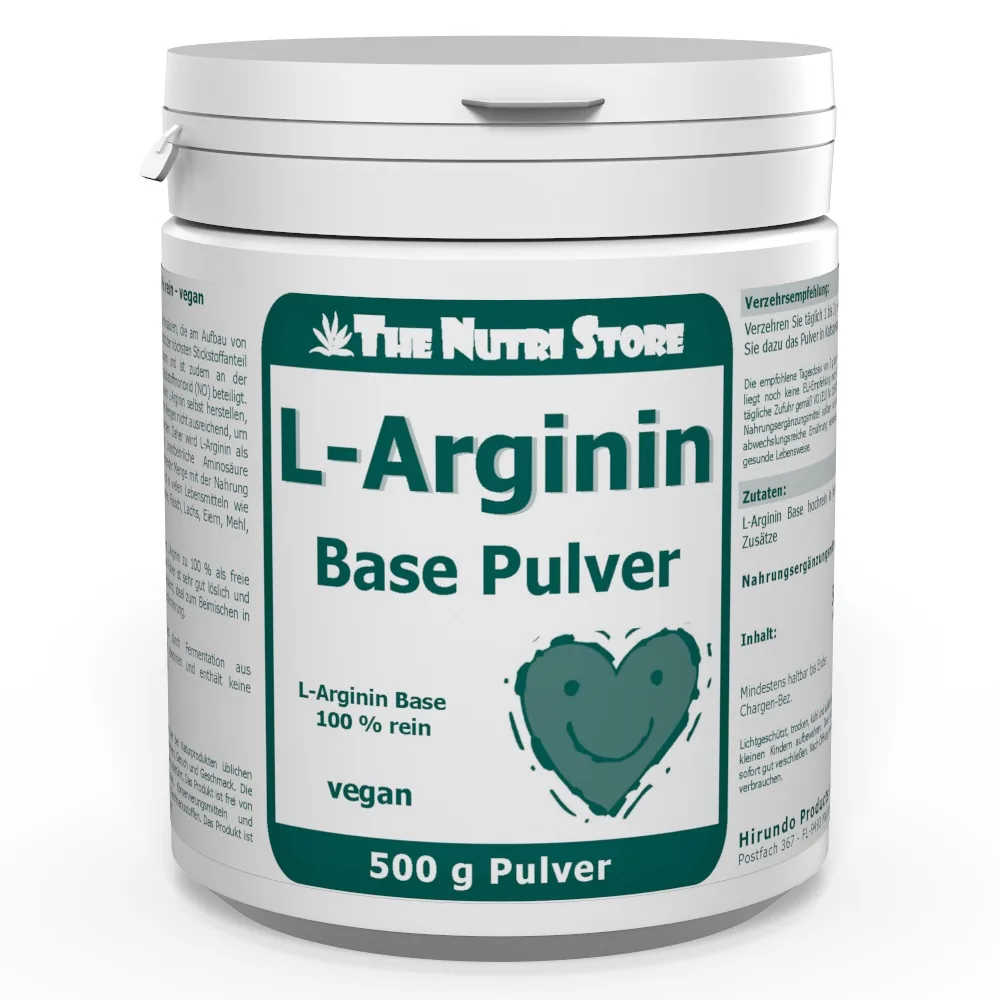 L-Arginin Base veganes Pulver 500 g