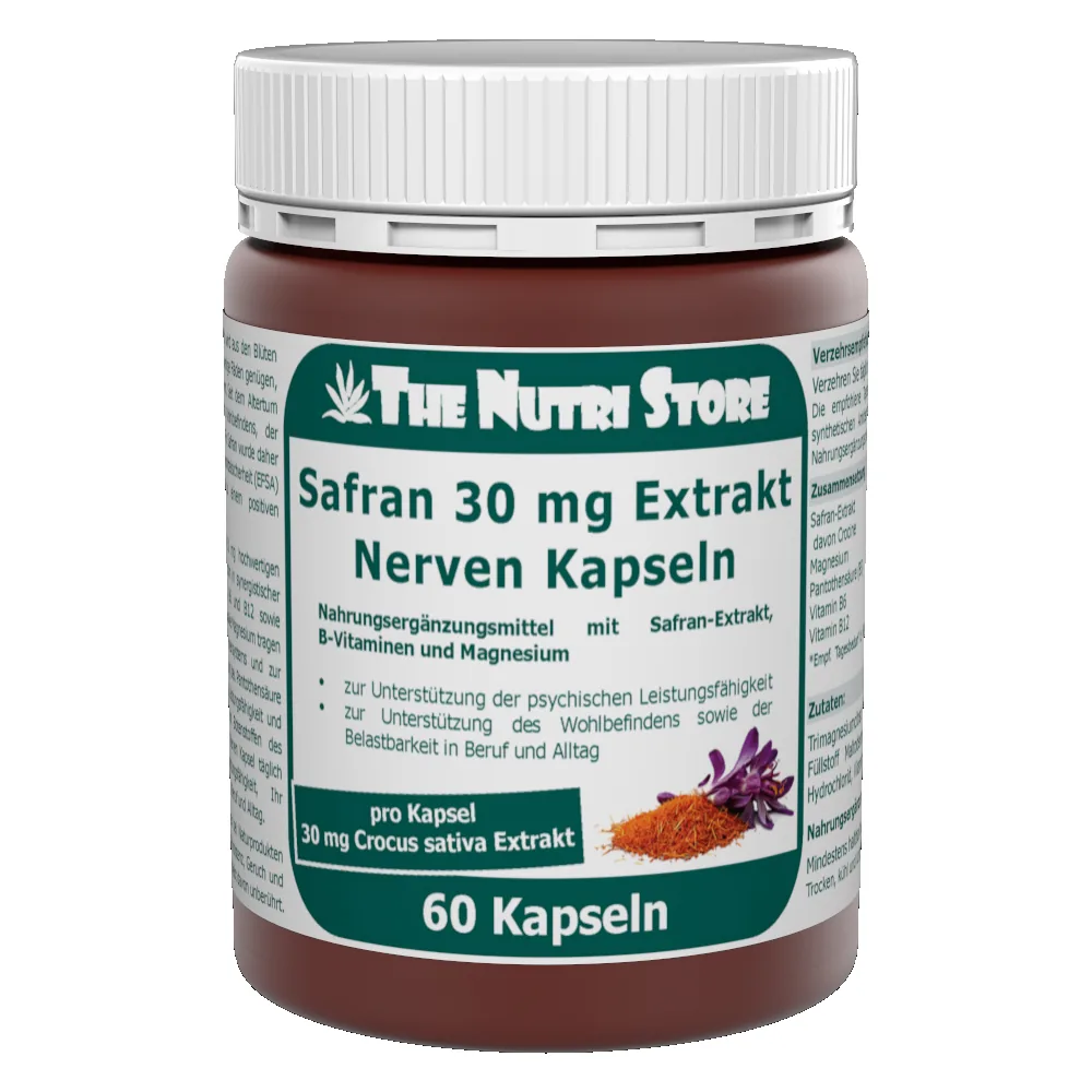 Safran 30 mg Extrakt Nerven Kapseln 60 Stück