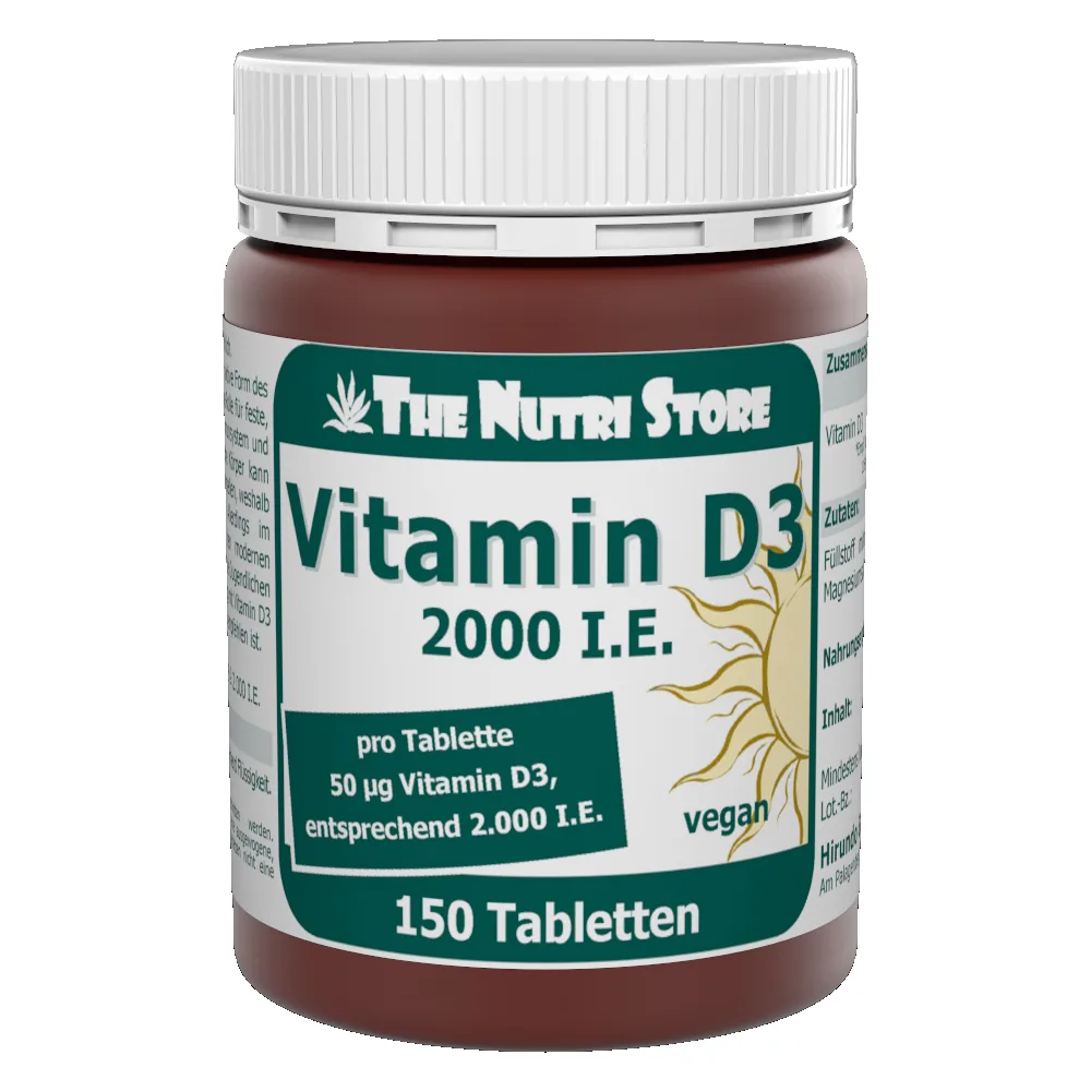Vitamin D3 2000 I.E. 50 µg Tabletten 150 Stück