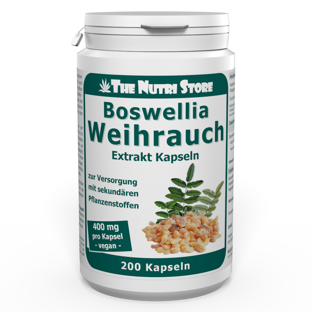 Weihrauch 400 mg Extrakt vegane Kapseln 200 Stück