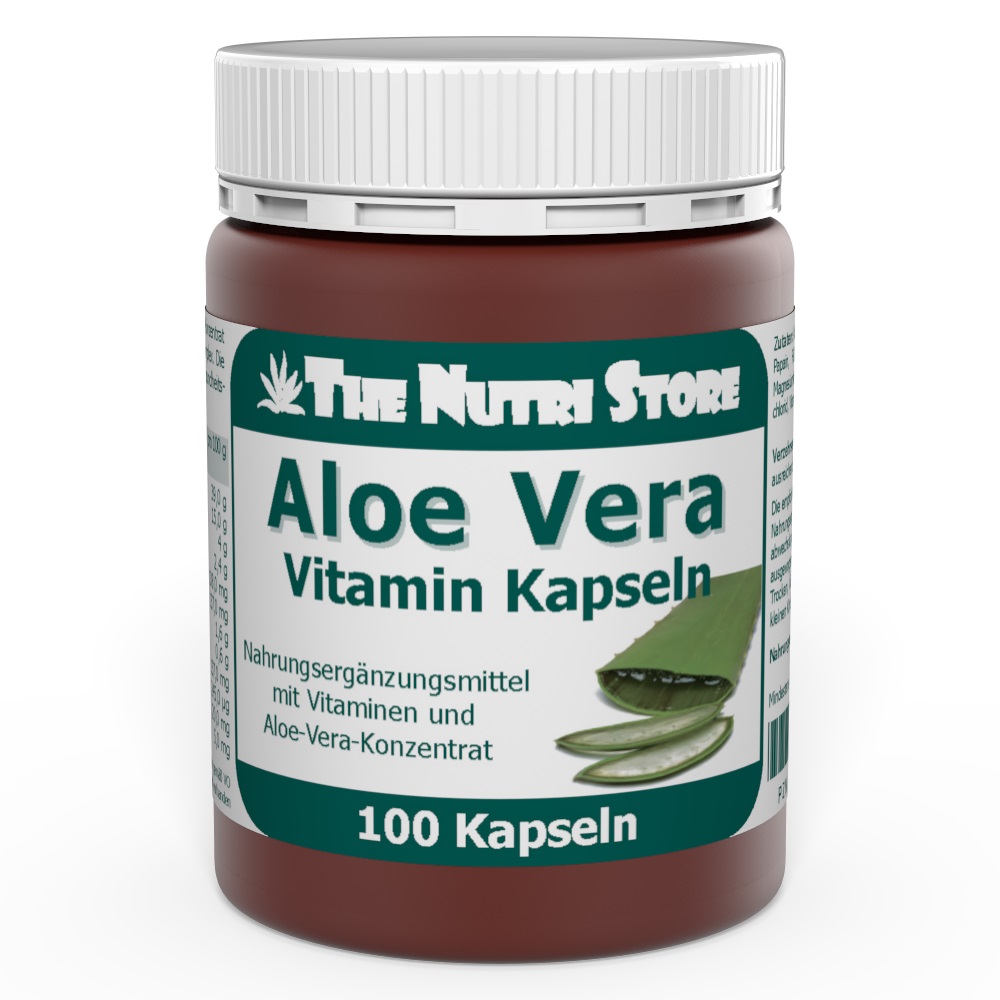 Aloe Vera 200 mg Vitamin Kapseln 100 Stück