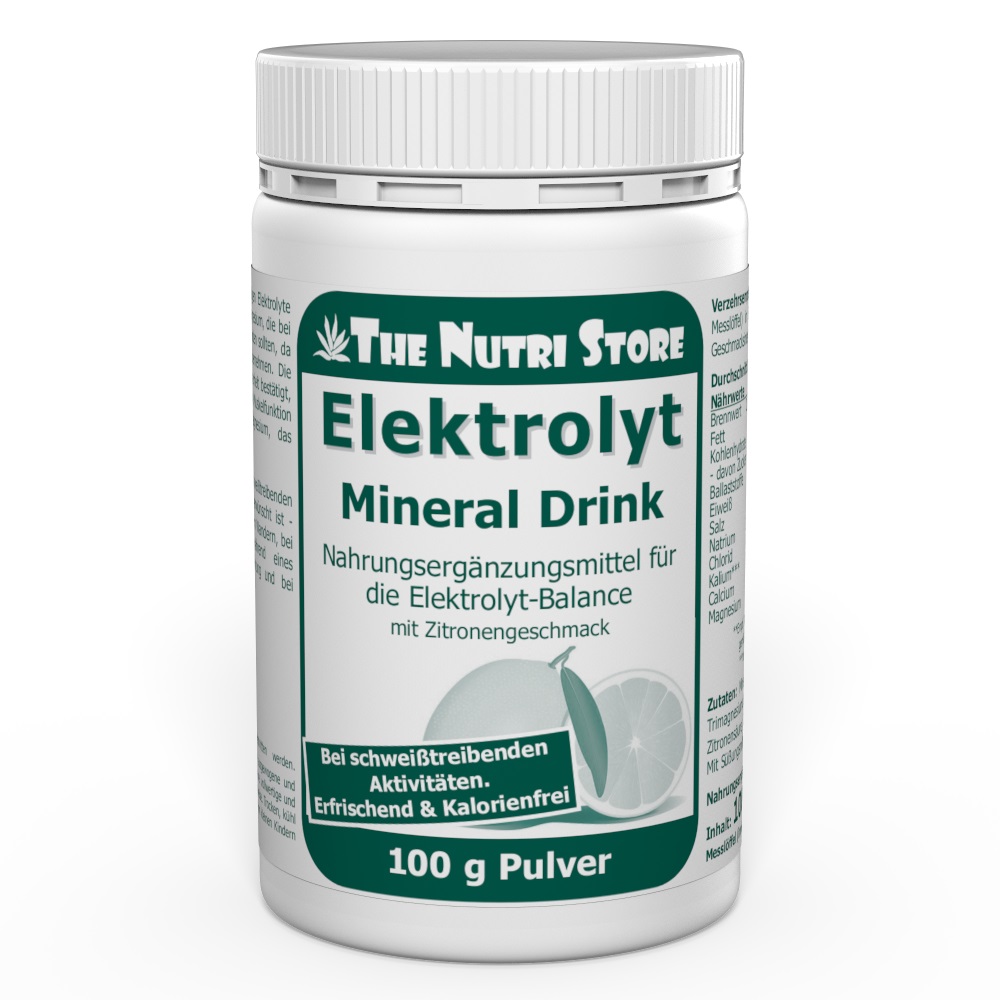Elektrolyt Mineral Drink Zitrone Pulver