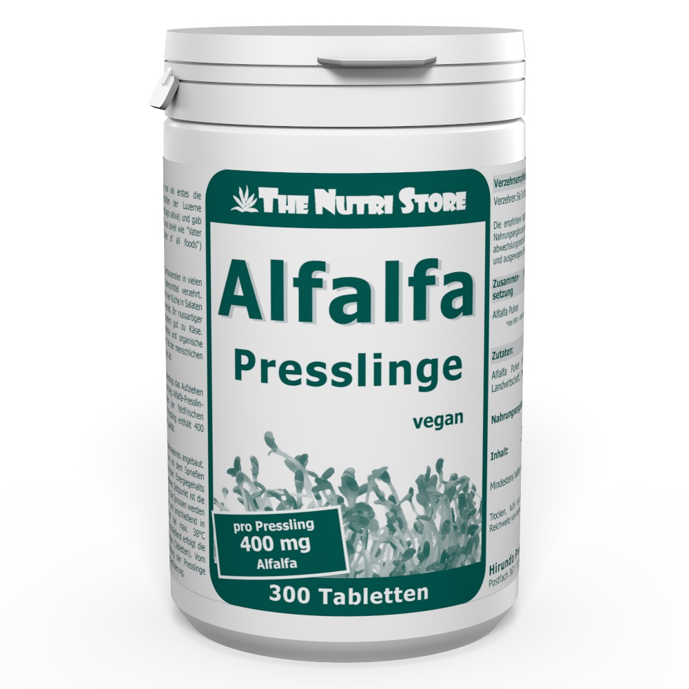 Alfalfa 400 mg vegane Presslinge 300 Stück