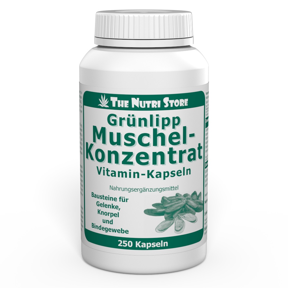 Grünlipp Muschelkonzentrat Vitaminkapseln 250 Stück