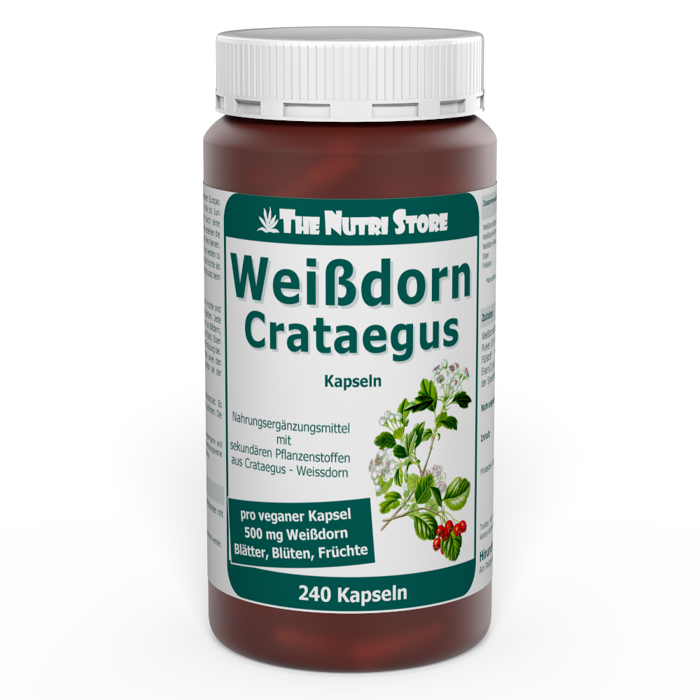 Weissdorn 500 mg Kapseln 240 Stück