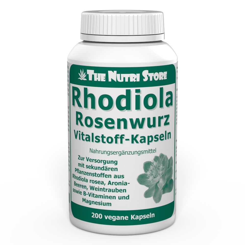Rhodiola Rosenwurz vegane Kapseln 200 Stück