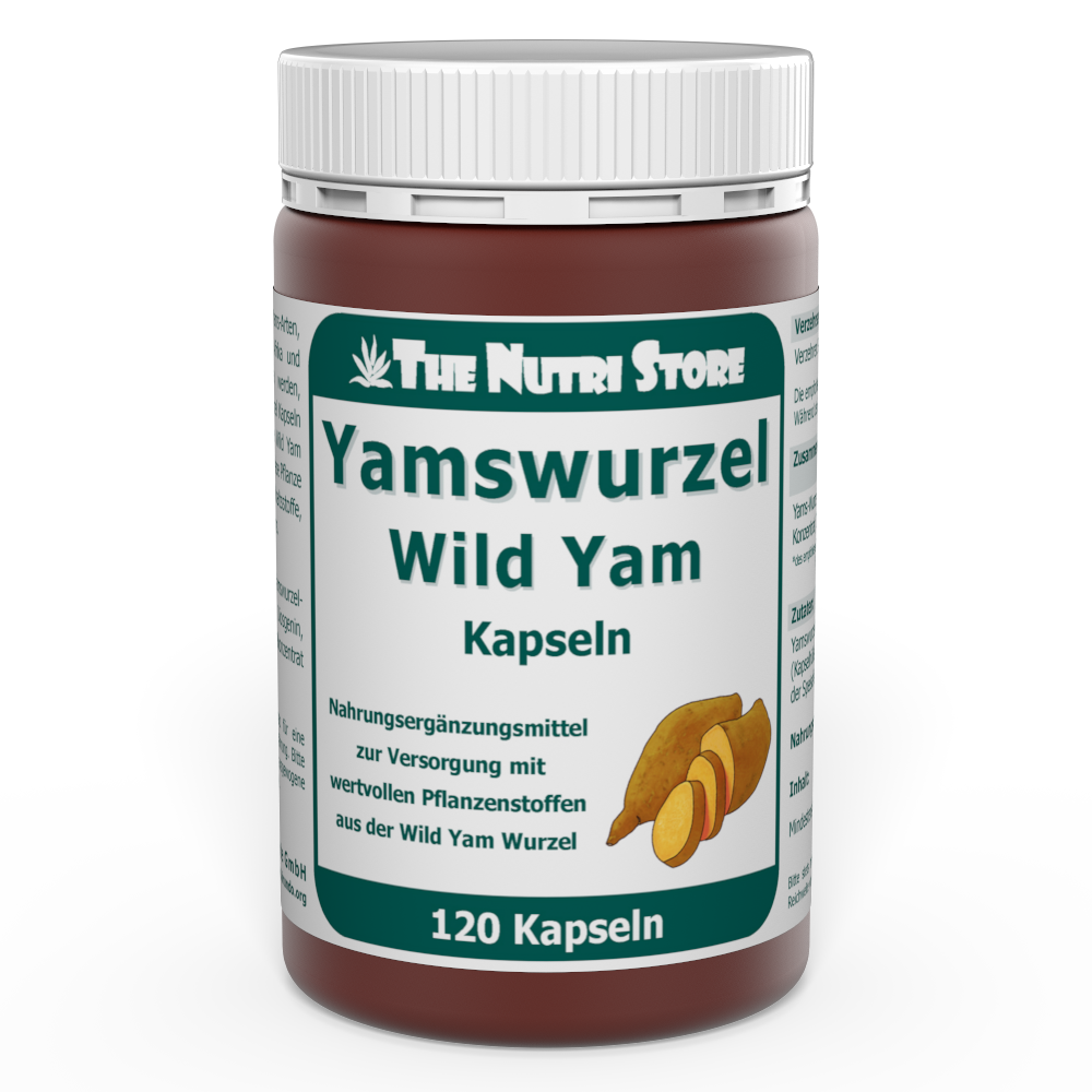 Yams Wurzel Wild Yam 250 mg Kapseln 120 Stück