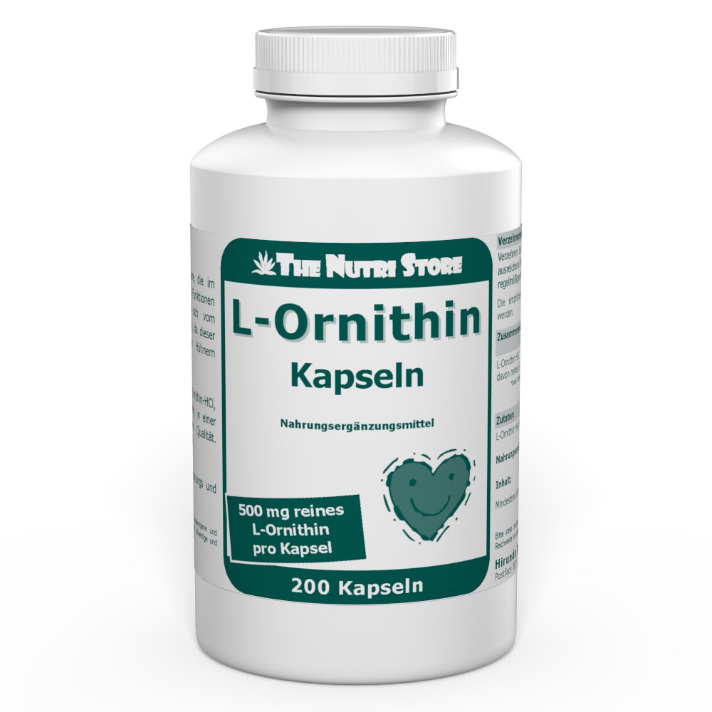 L-Ornithin 500 mg Kapseln 200 Stück