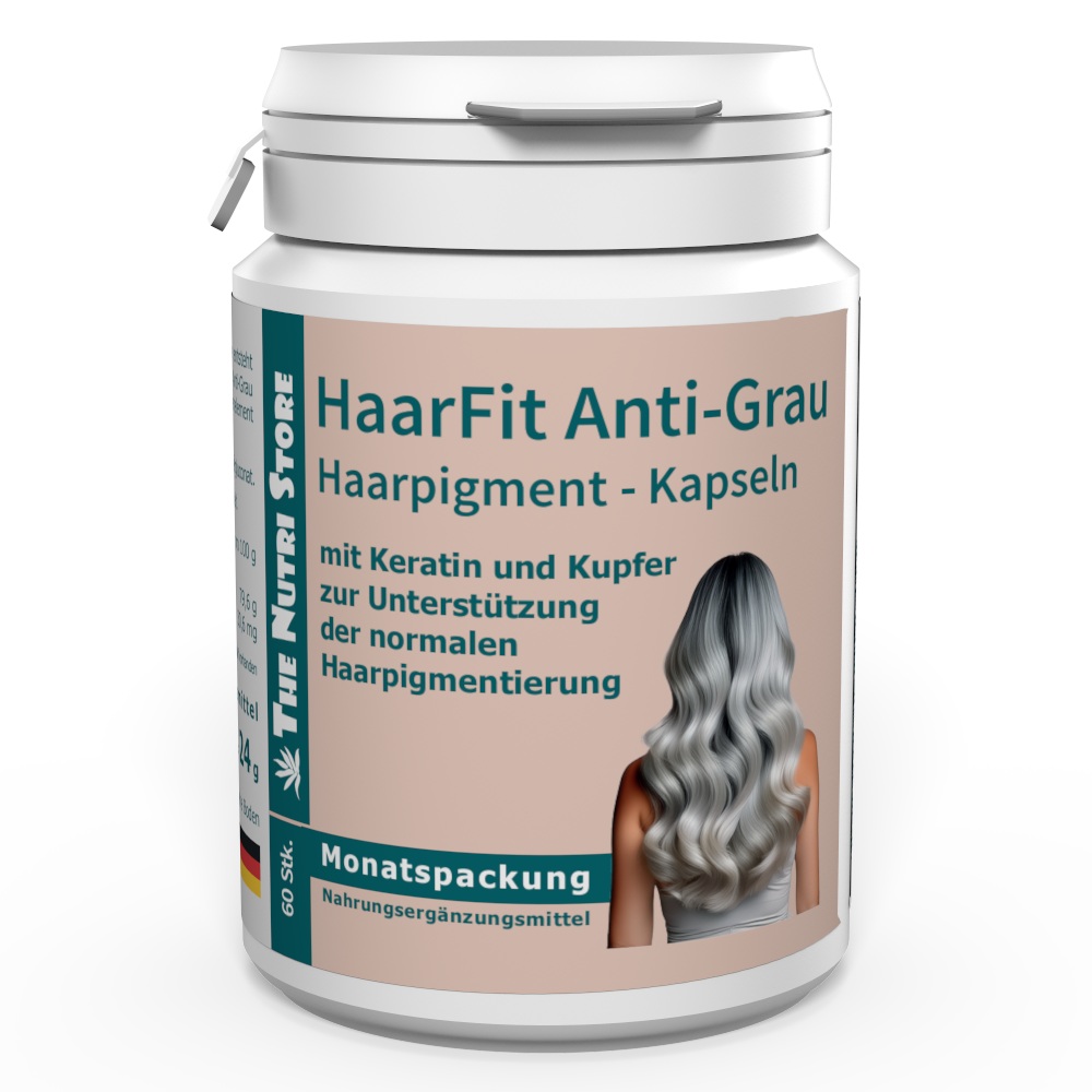 HaarFit Anti-Grau Haarpigment Kapseln 60 Stück