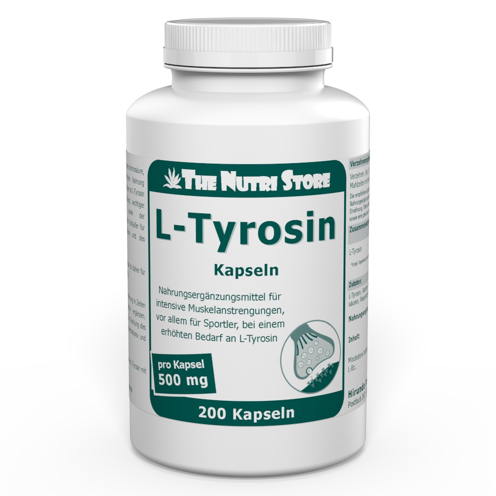 L-Tyrosin 500 mg Kapseln 200 Stück
