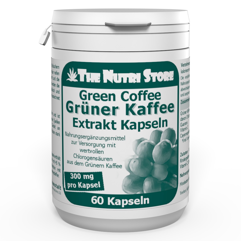 Grüner Kaffee Extrakt 300 mg Kapseln 60 Stück