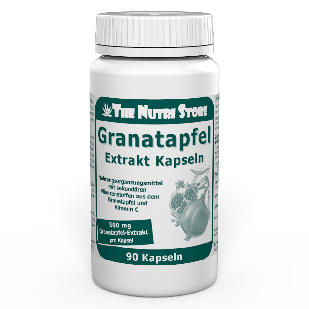 Granatapfelextrakt 500 mg Kapseln 90 Stück