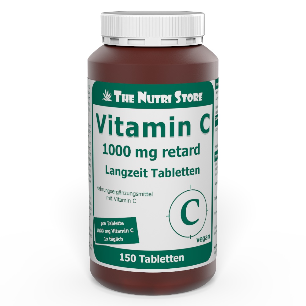 Vitamin C 1000 mg retard Langzeit Tabletten 150 Stück
