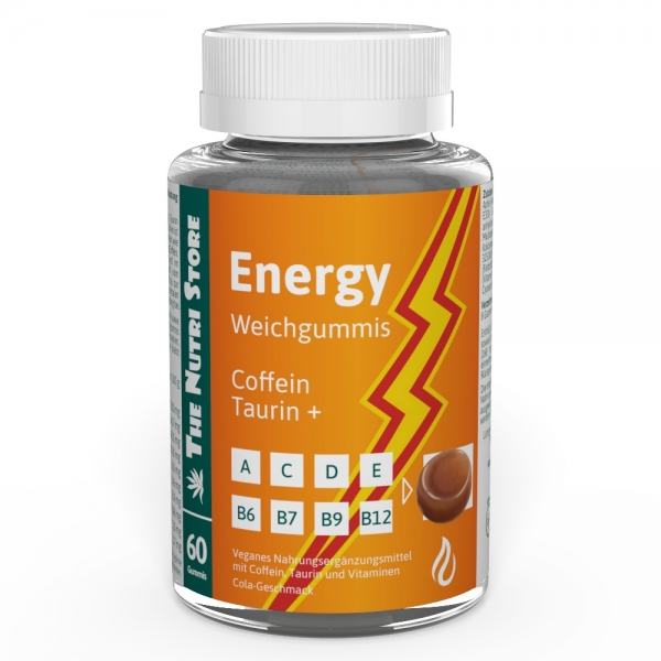 Energy Coffein Taurin + Weichgummis 60 Stück