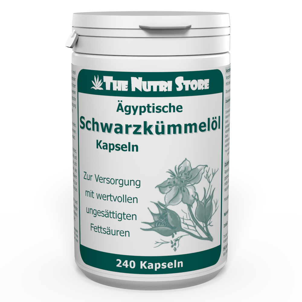Schwarzkümmelöl Ägyptisch Kapseln 240 Stück