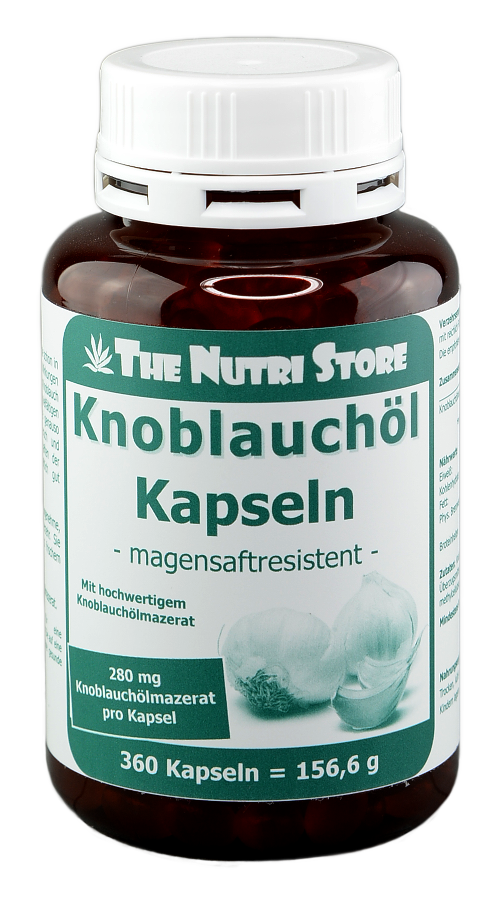 Knoblauchöl 280 mg magensaftresistent Kapseln 360 Stück