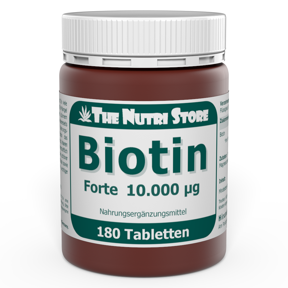 Biotin Forte 10.000 µg Tabletten 180 Stück