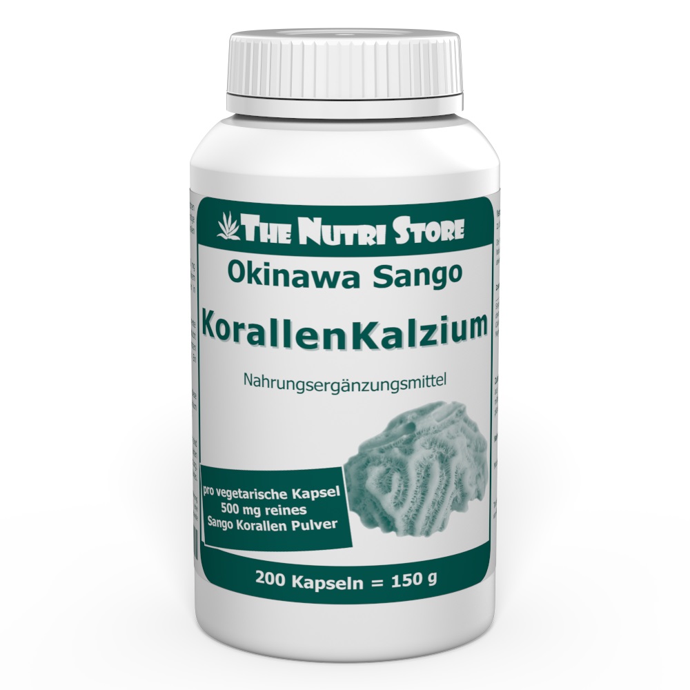 Korallen Kalzium 500 mg Kapseln 200 Stück