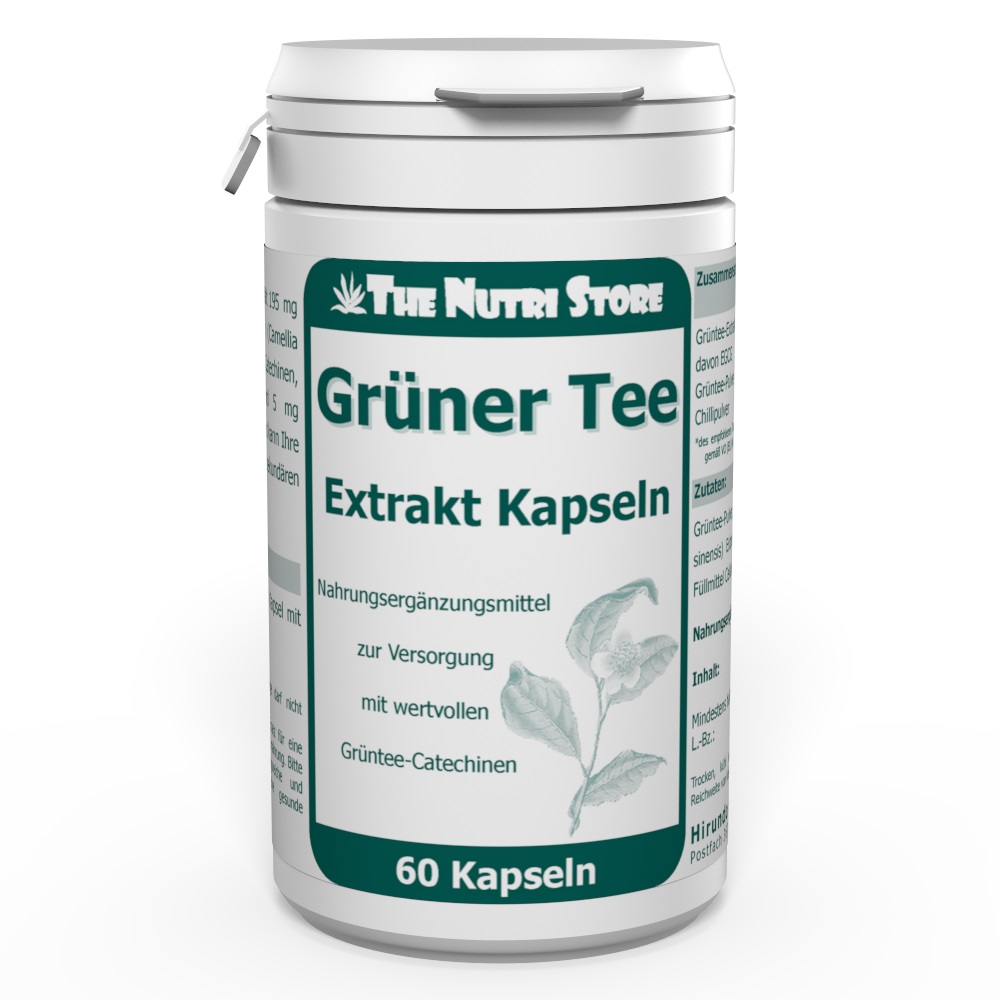 Grüner Tee Extrakt Kapseln 60 Stück