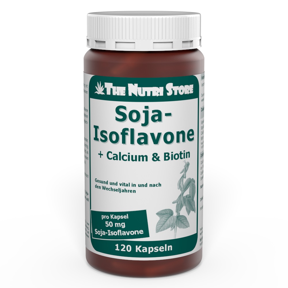 Soja Isoflavone 50 mg + Calcium + Biotin Kapseln 120 Stück