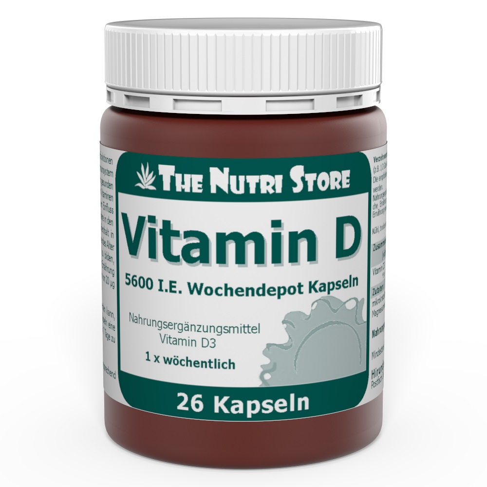 Vitamin D 5600 I.E. Wochendepot Kapseln 26 Stück