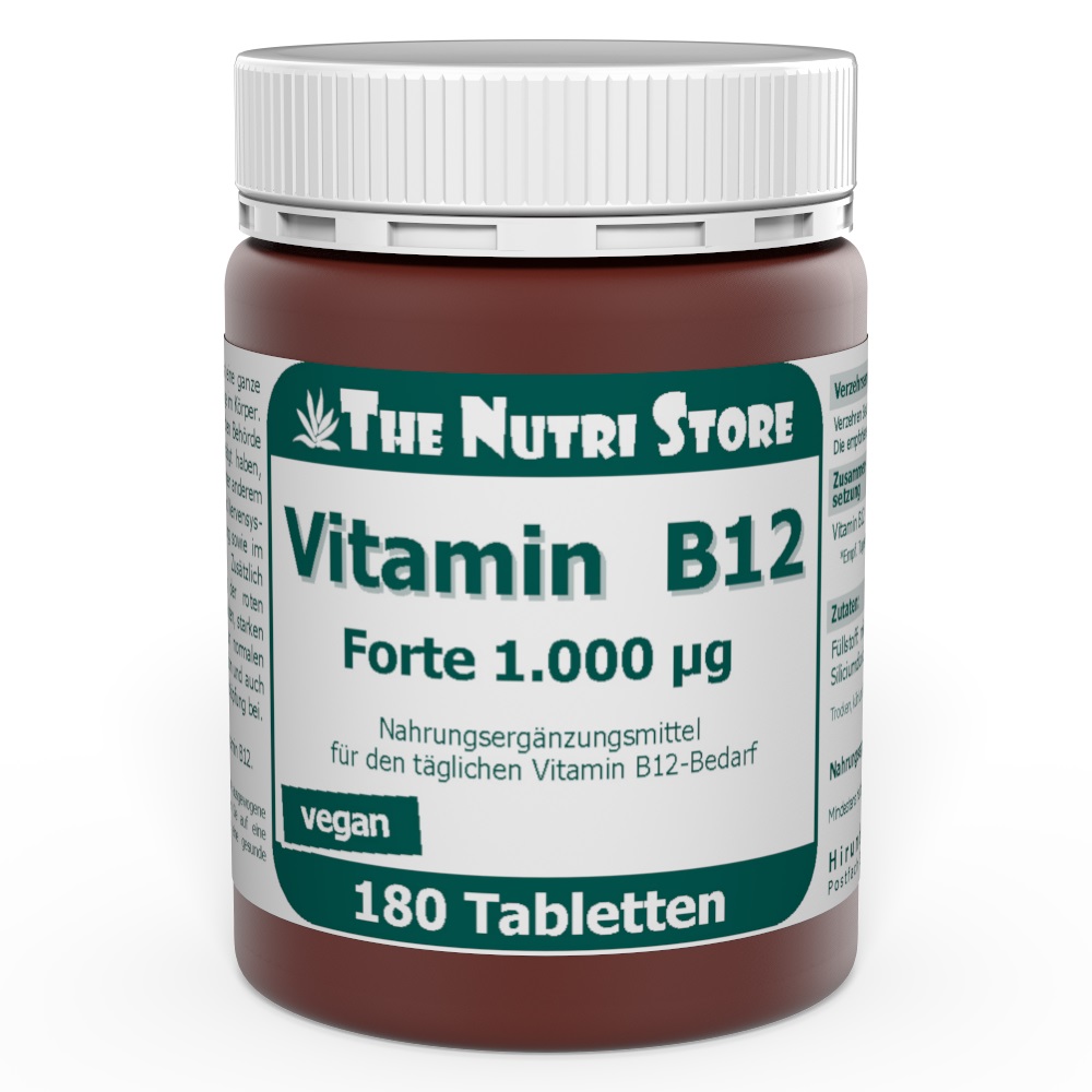 Vitamin B12 Forte 1000 µg Tabletten 180 Stück