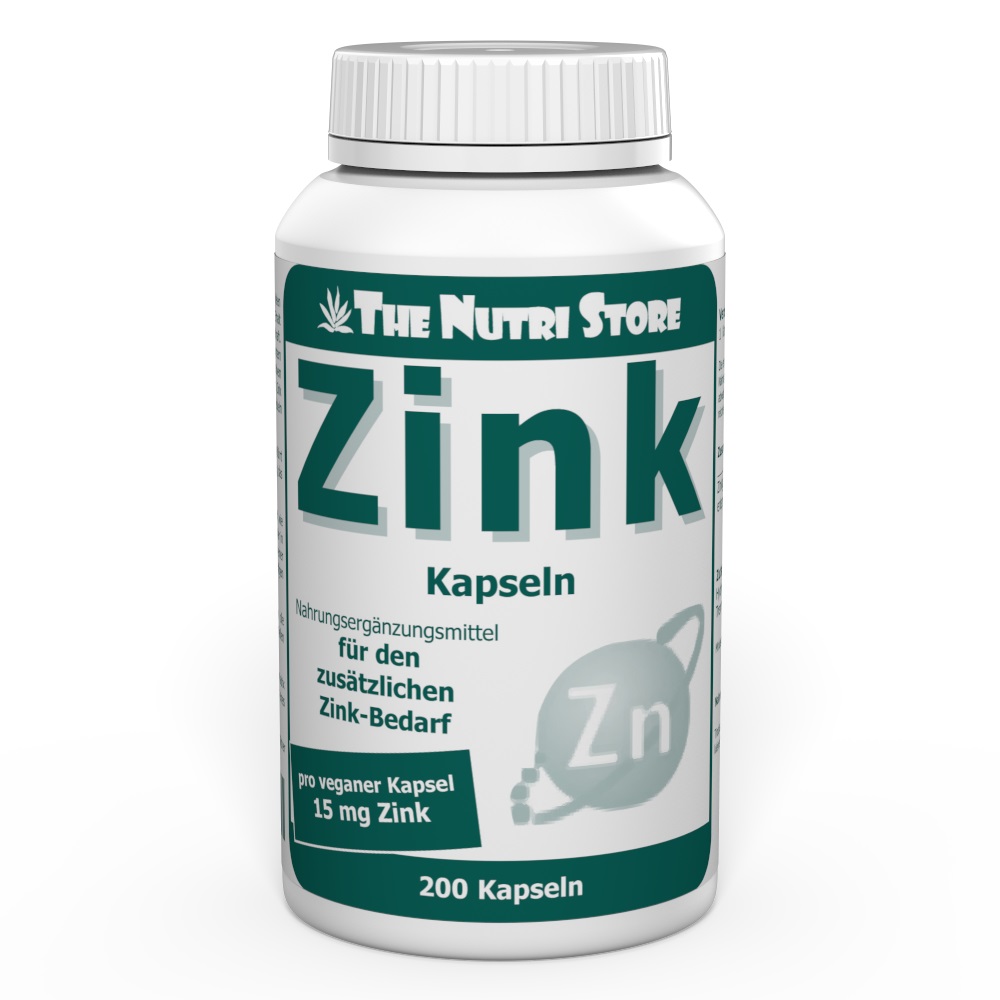 Zink 15 mg Kapseln 200 Stück