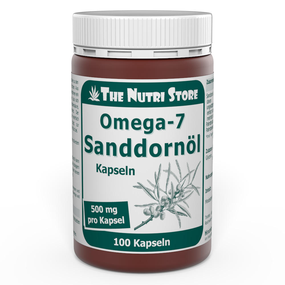Omega-7 Sanddornöl 500 mg Kapseln 100 Stück