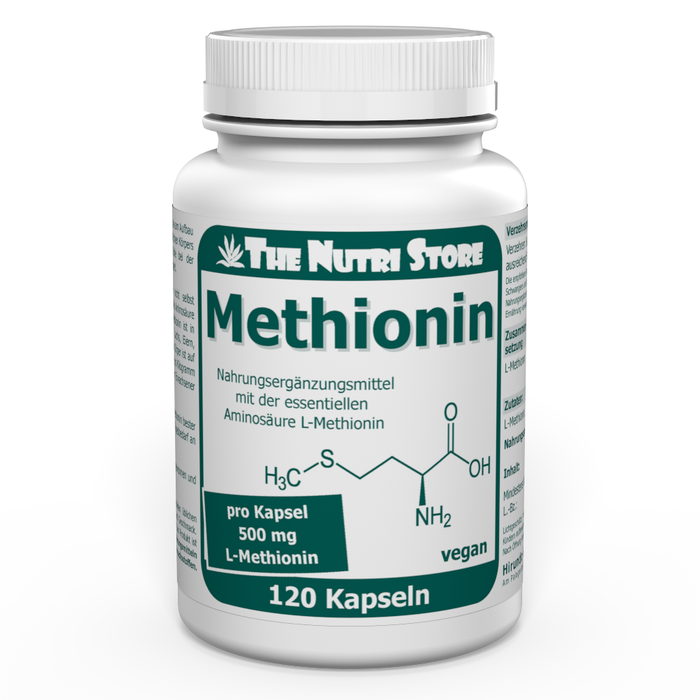 Methionin 500 mg vegane Kapseln 120 Stück