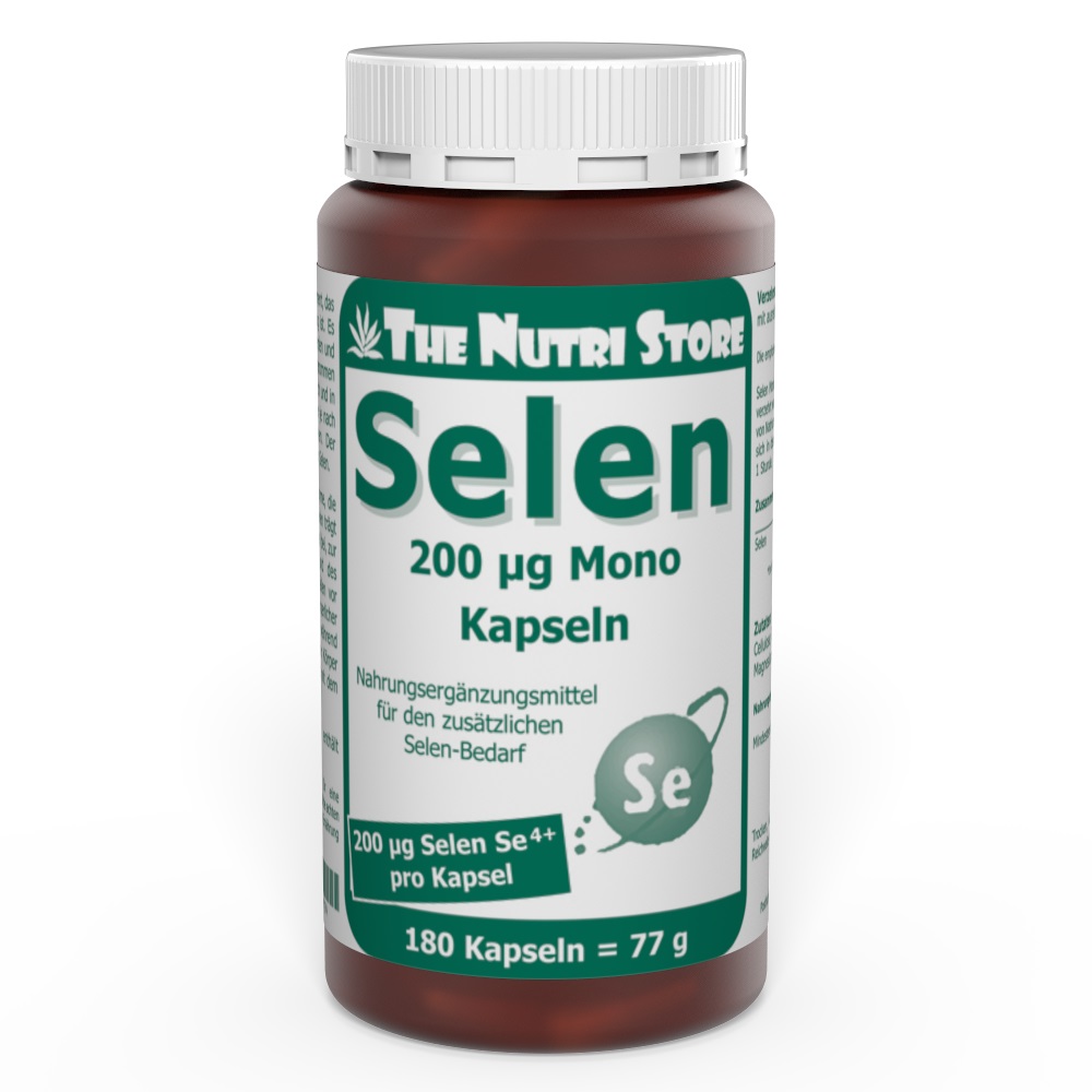 Selen 200 µg Mono Kapseln 180 Stück