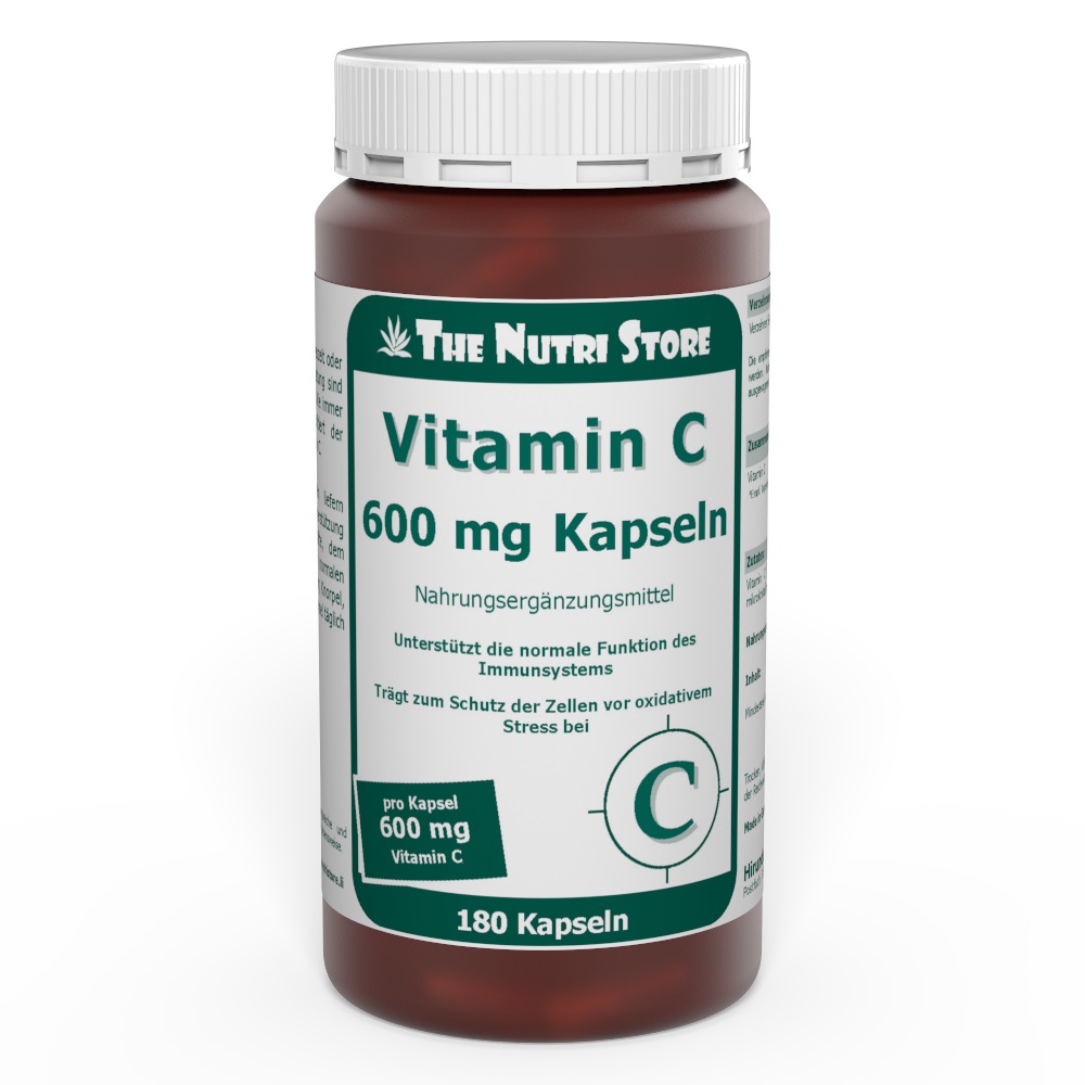 Vitamin C 600 mg Kapseln 180 Stück
