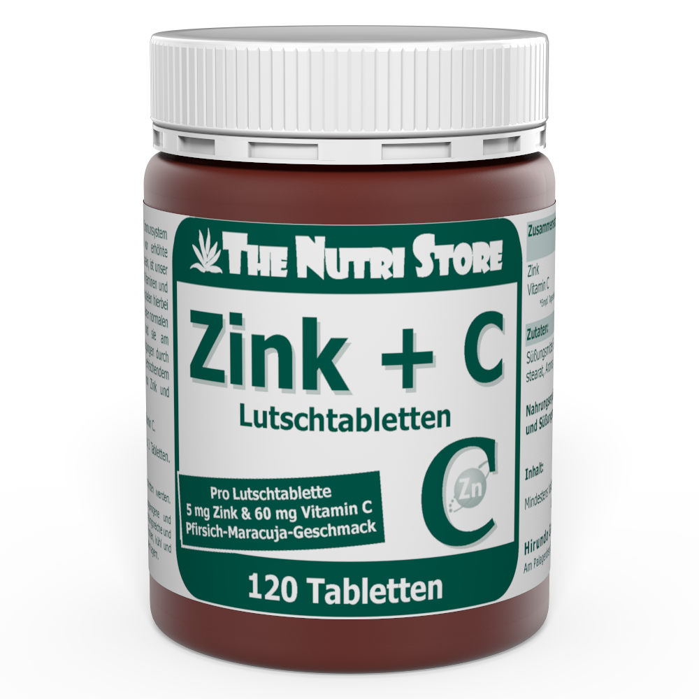 Zink + Vitamin C Lutschtabletten 120 Stück
