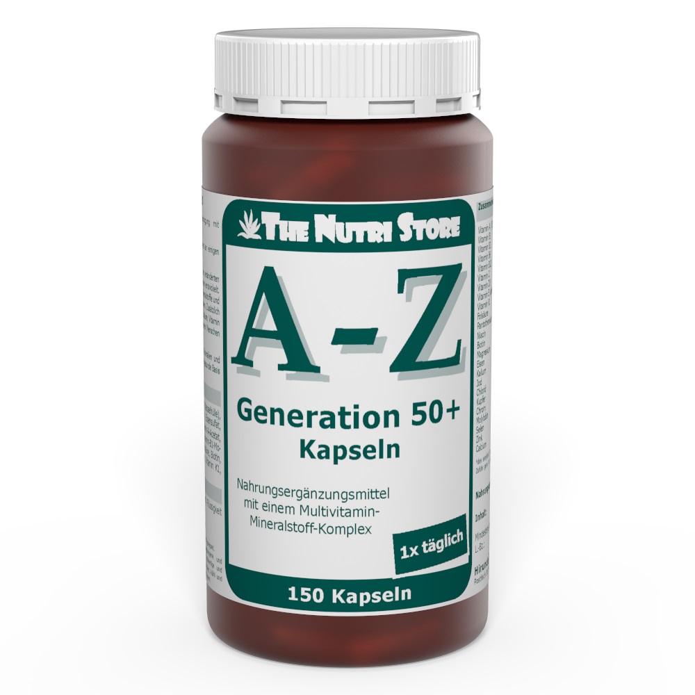 A-Z Generation 50+ Multivitamin Mineralstoff 150 Stück