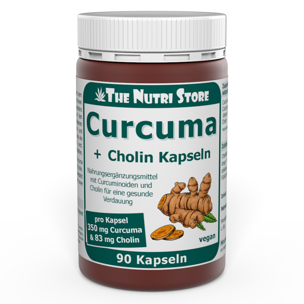 Curcuma 350 mg + Cholin Kapseln 90 Stück