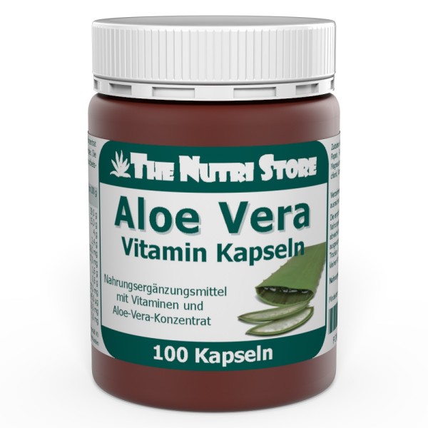 Aloe Vera 200 mg Vitamin Kapseln 100 Stück