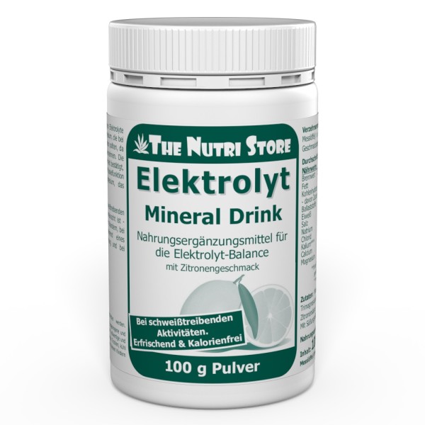 Elektrolyt Mineral Drink Zitrone Pulver