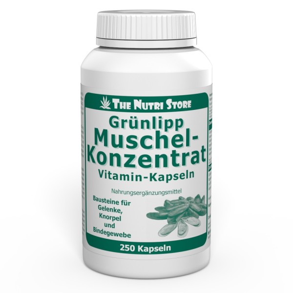 Grünlipp Muschelkonzentrat Vitaminkapseln 250 Stück