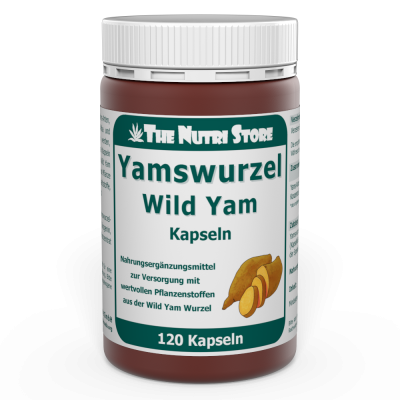 Yams Wurzel Wild Yam 250 mg Kapseln 120 Stück