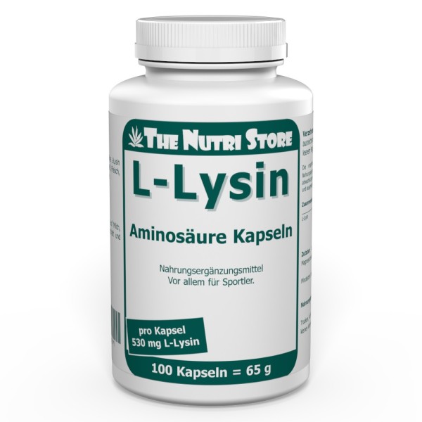 L-Lysin 530 mg Kapseln 100 Stück