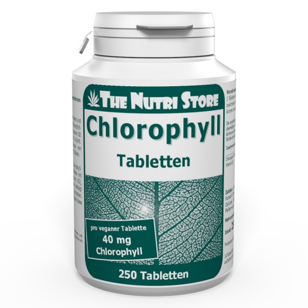 Chlorophyll vegane Tabletten 250 Stück