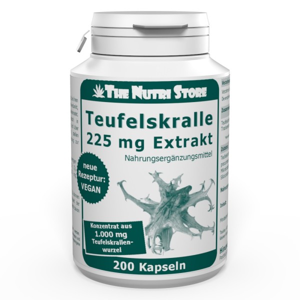 Teufelskralle 225 mg Extrakt vegane Kapseln 200 Stück