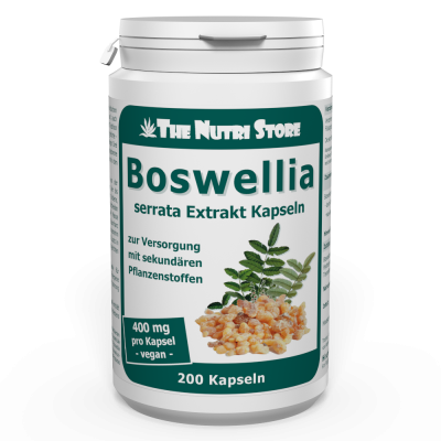 Boswellia serrata 400 mg Extrakt vegane Kapseln 200 Stück
