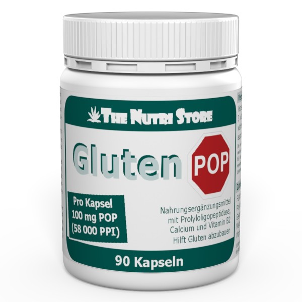 Gluten POP 100 mg Prolyloligopeptidase 90 Stück
