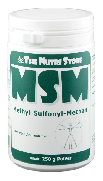 MSM 100 % rein Methyl-Sulfonyl-Methan Pulver 250 g